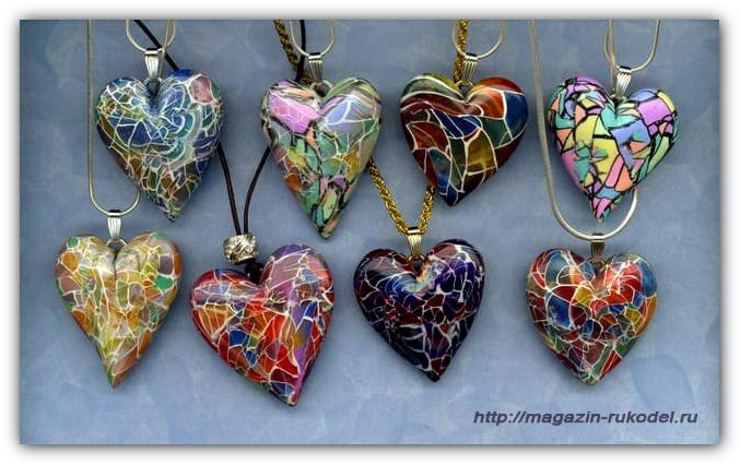 Полимерная глина. Техника - мозаика.