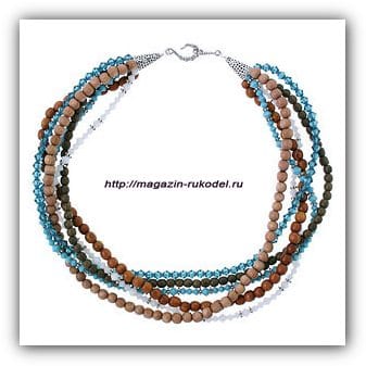 Ожерелье из бусин.