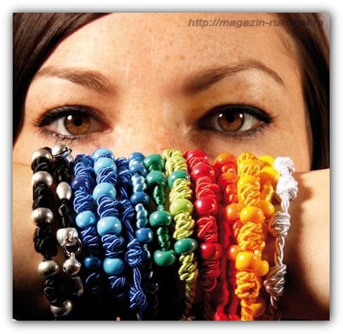 Браслет из шнура своими руками