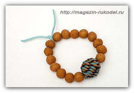 Бусы из полимерной глины