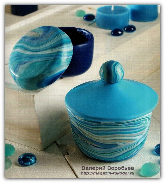 Шкатулка из полимерной глины