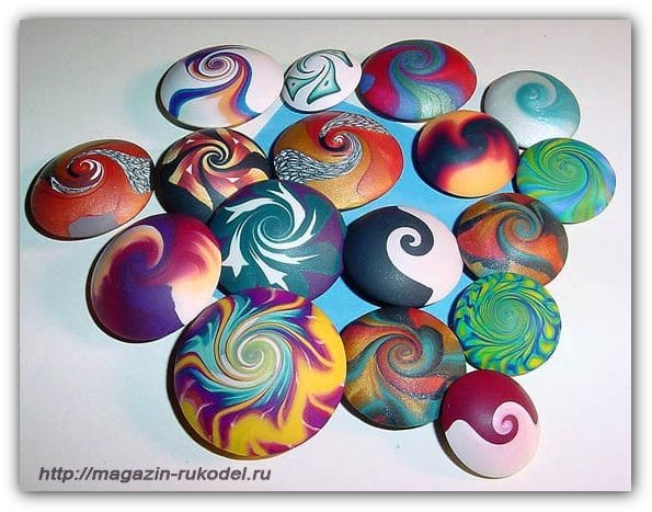 Чечевички из полимерной глины