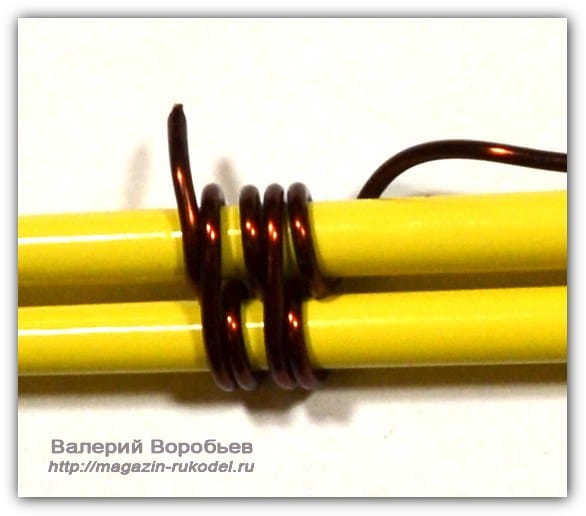 Проволочная оплетка (простая).