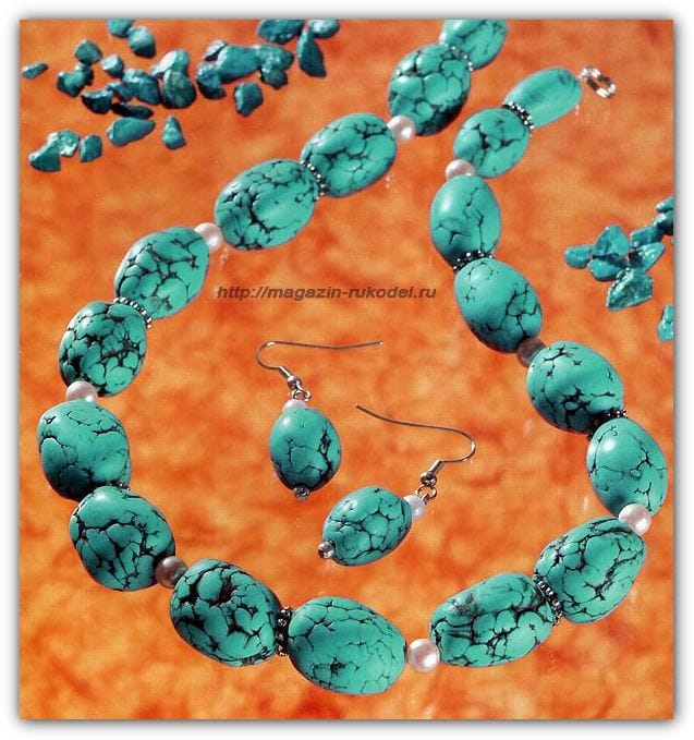 Имитация бирюзы