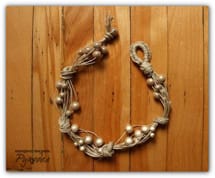 Как сделать бусы "Сельский мотив".