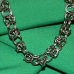 Византийская цепь из соединительных колец  (колечек). Видео + схема.