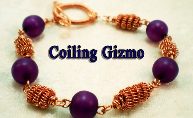 Техника Coiling Gizmo. Накручивание проволоки на станочке.