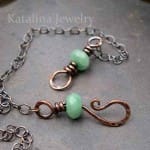 Как сделать замок для украшения из проволоки.