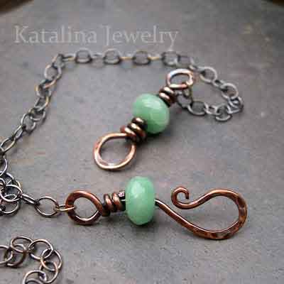 Как сделать замок для украшения из проволоки.