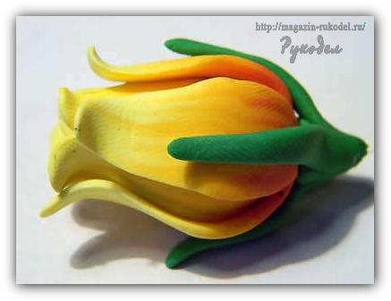 Цветы из полимерной глины