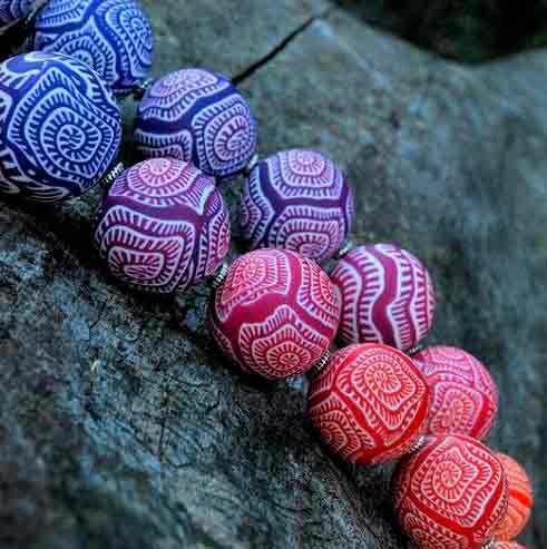 Бусины из полимерной глины