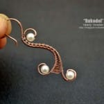 Сережки из проволоки своими руками.