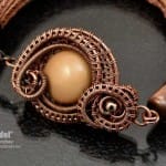 Браслет из проволоки. Wire Wrapped Bracelet Viking Knit.