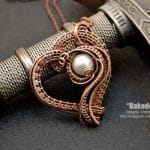 Подвеска "Сердце" из проволоки своими руками.