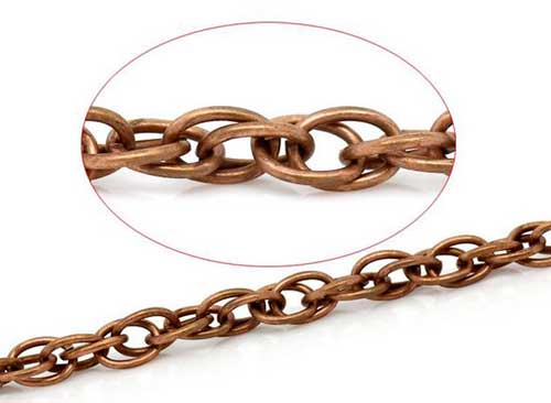 Купить медную цепочку для украшений.