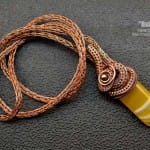 МК 10 от Анатольевича. Ожерелье из медной проволоки.