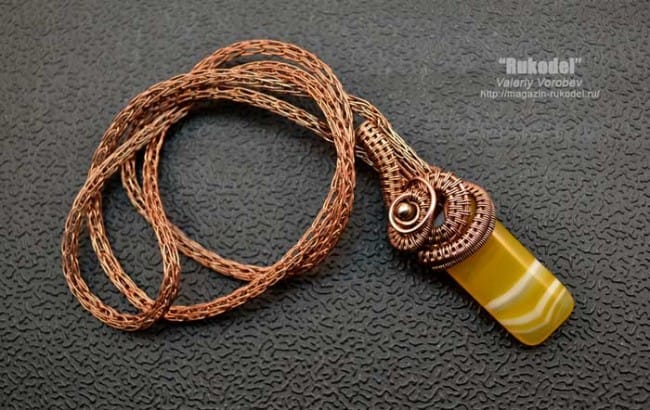 Ожерелье-из-проволоки-своими-руками