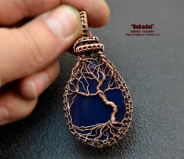 Подвеска из проволоки своими руками