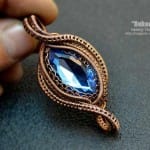 Мастер класс 11 - Кулон из проволоки своими руками.