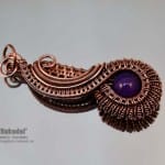 Мастер класс бесплатно. Плетение подвески из проволоки.