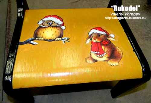 Декупаж на деревянной мебели