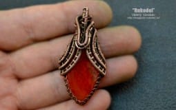 Кулон из проволоки