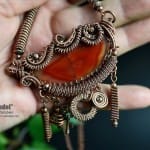 Ожерелье из проволоки своими руками.