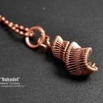 Украшения ручной работы из проволоки.