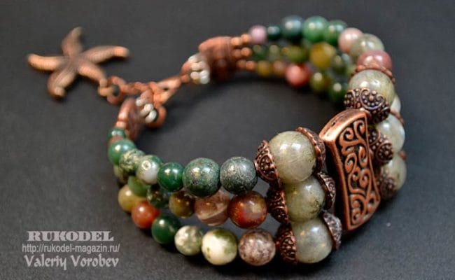 Браслет из агата