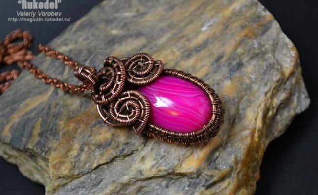 Кулон Wire Wrapping